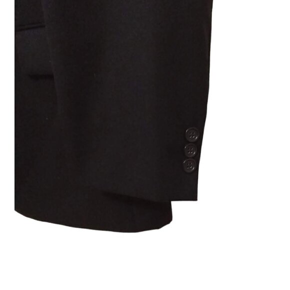 CIANNI Cellini Black Single Breasted Wool Charles Blazer Sz 44L - Picture 4 of 10